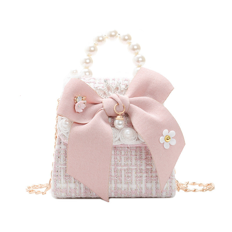 Sevimli Fiyonklu Prenses Crossbody Çanta