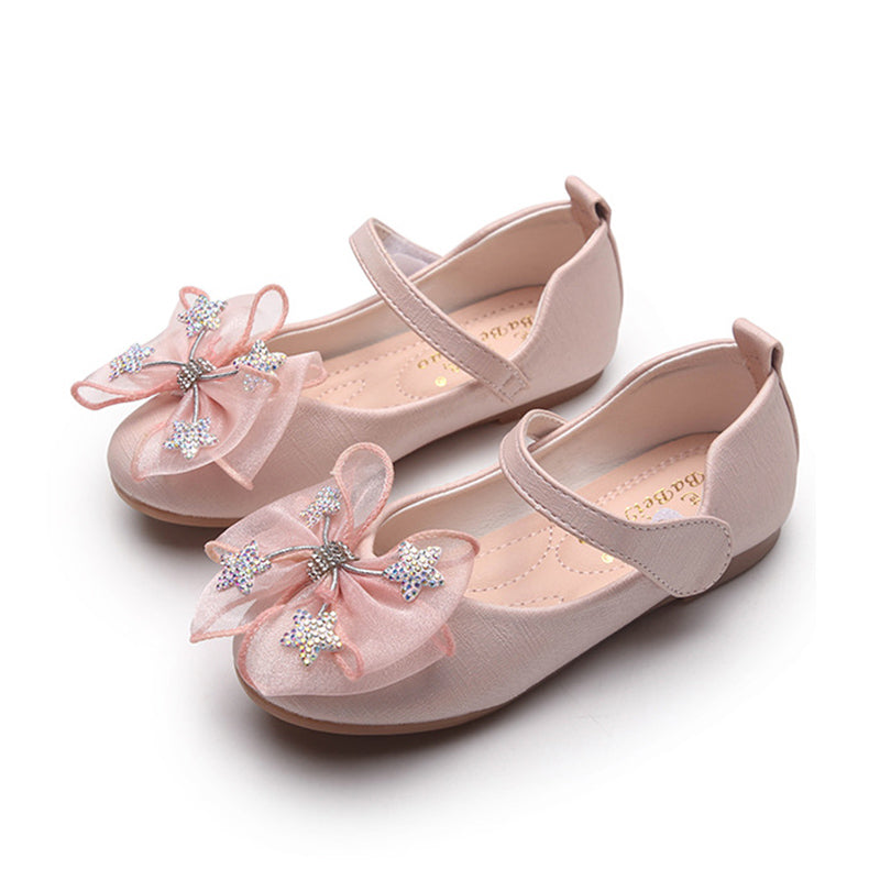 Kız Çocuk Fiyonklu Dantel Ayakkabı