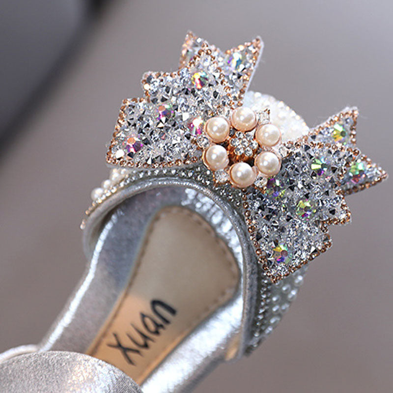 Kız Bebek Sevimli Kelebek Fiyonk Prenses Ayakkabı