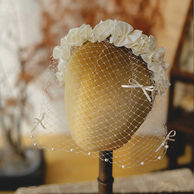 Retro El Yapımı Örgü Saç Bandı