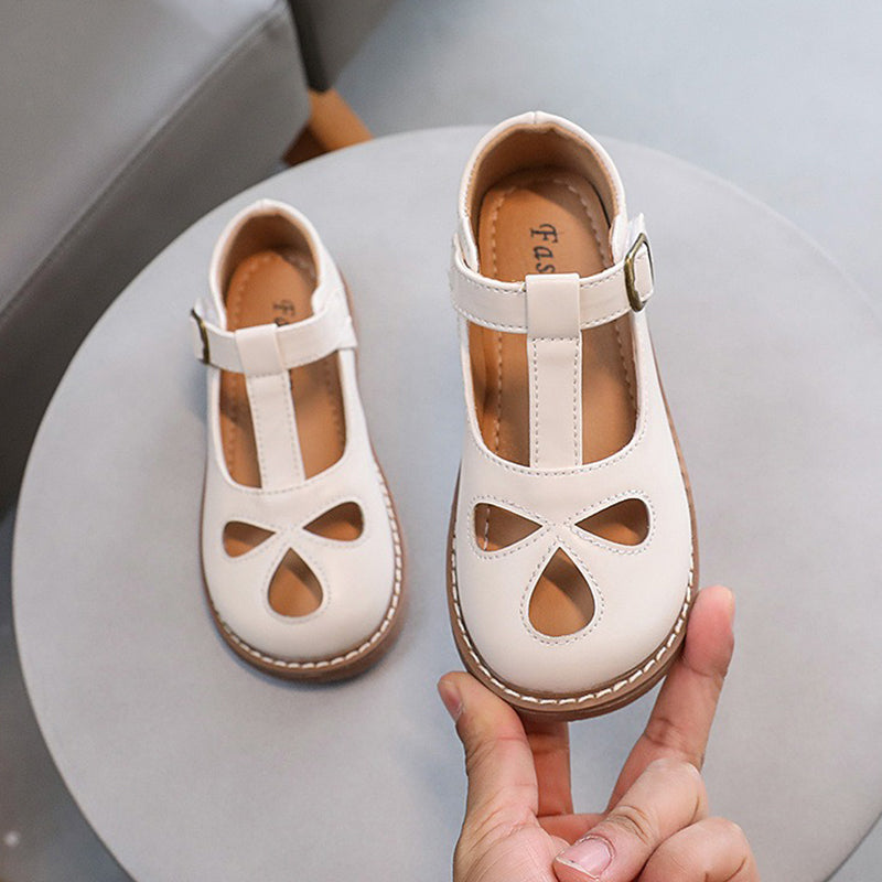 Prenses Deri Ayakkabı İçi Boş Sandalet