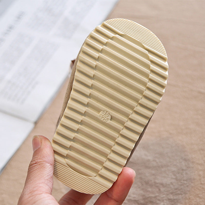 Kışlık Kız Bebek Peluş Sıcacık Fiyonklu Ayakkabı