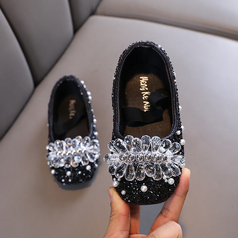 Sevimli Kızlar Güzellik Yarışması Payetler Prenses Ayakkabıları