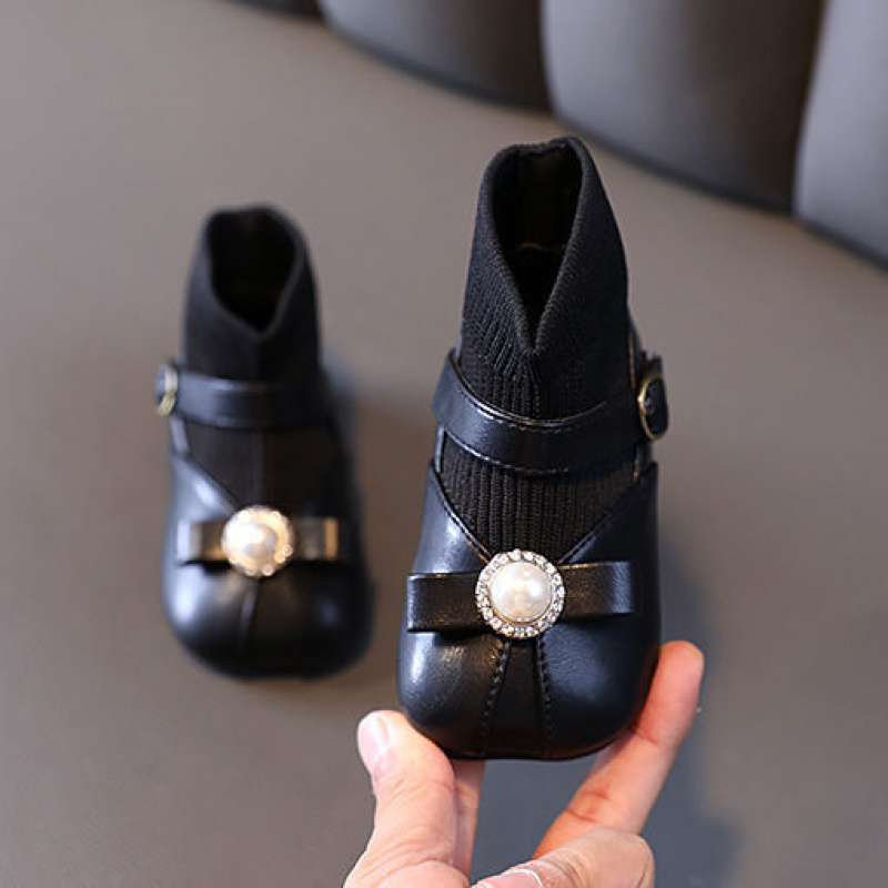 Kız Bebek Yumuşak Tabanlı Uçan Dokuma Nefes Alabilen Ayakkabı