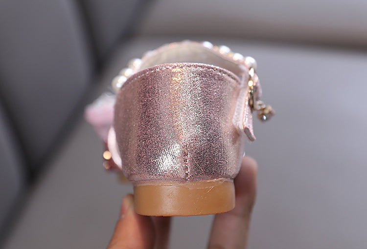 Kız Elbise Ayakkabı Yaz Sevimli Kızlar Payetler Prenses Sandalet