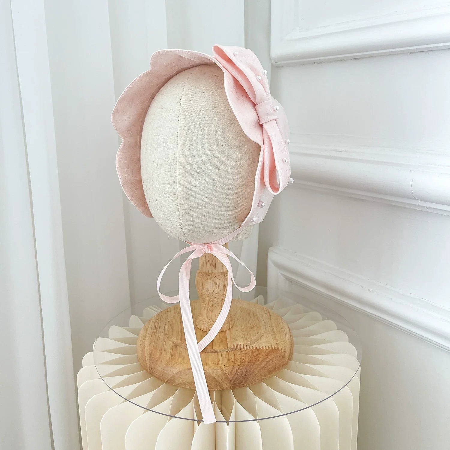 Sevimli Bebek Bonesi Bebek Şapkası Bebek Aksesuarları Kız Güneş Şapkası Nefes Alabilir Pamuk Bebek Bonesi