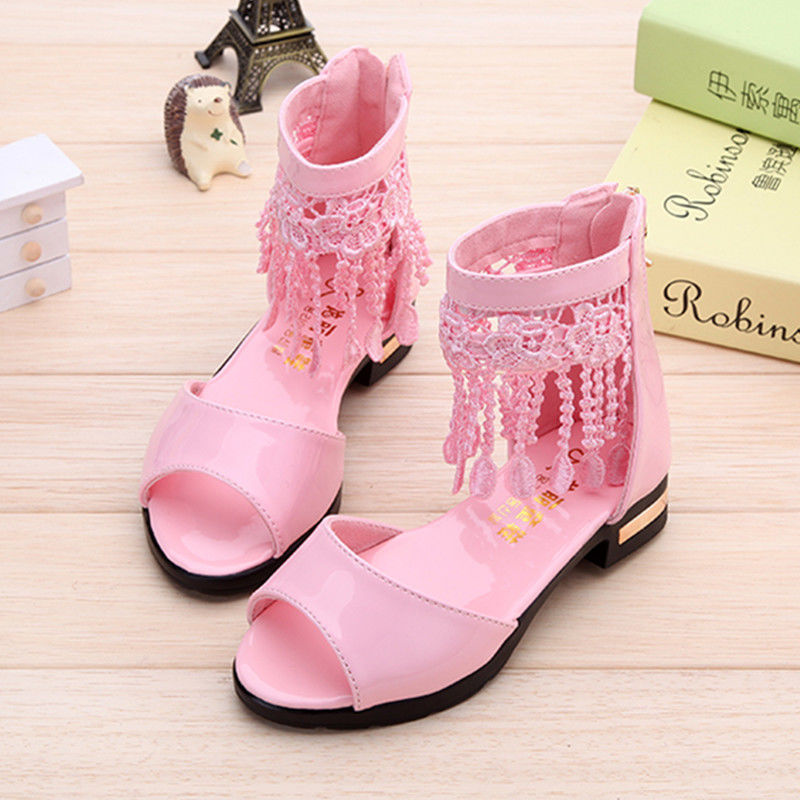 Yazlık Kız Çocuk Prenses Sandaletleri