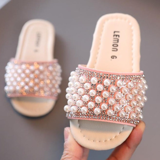 Çocuk Boncuklu Plaj Ayakkabısı Terlik