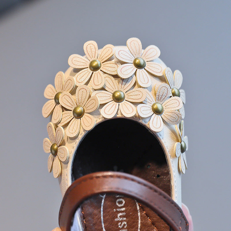 Yürümeye Başlayan Bebek Yumuşak Tabanlı Petal Ayakkabı