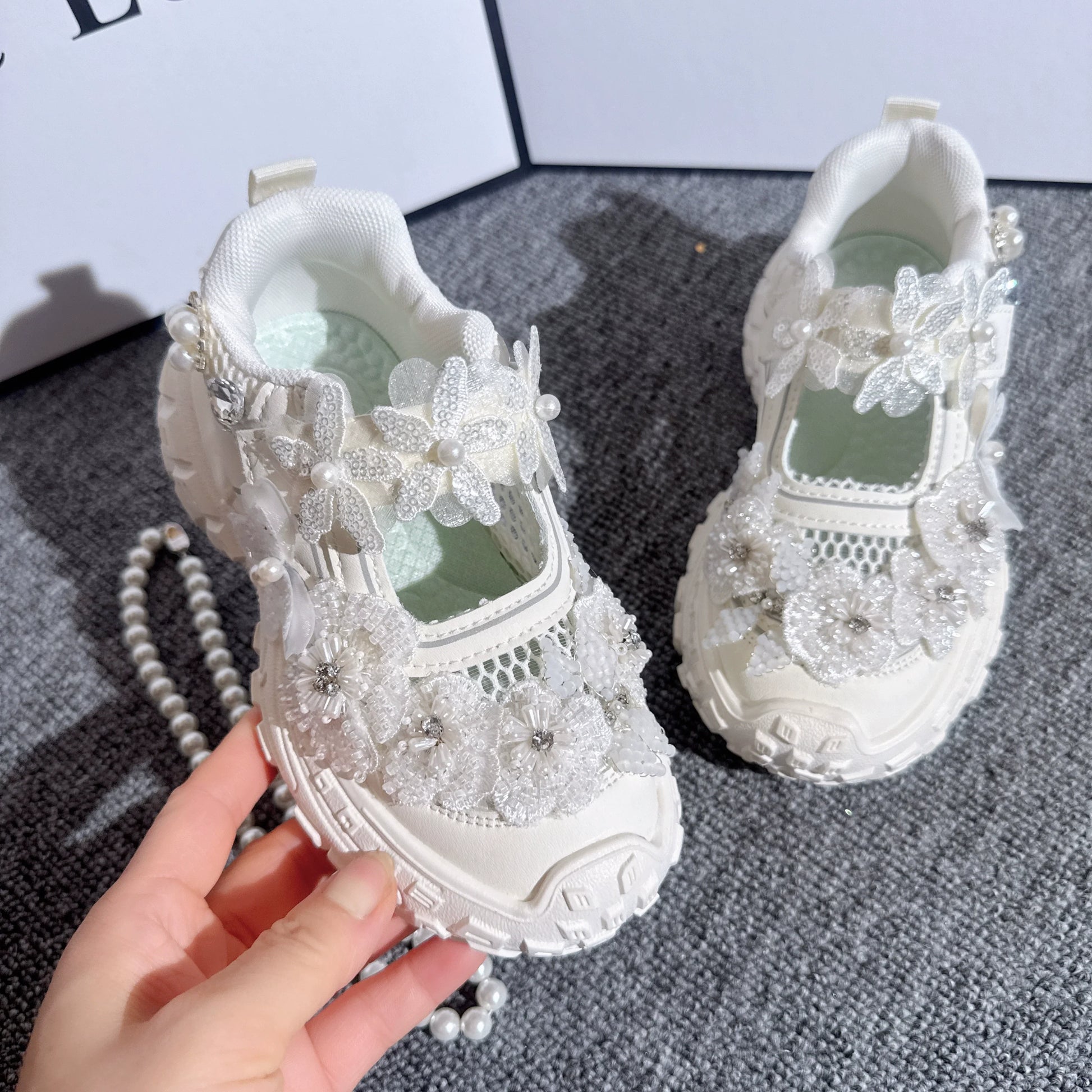 Kız Bebek Yazlık Spor Ayakkabı Çiçek Prenses Sandalet