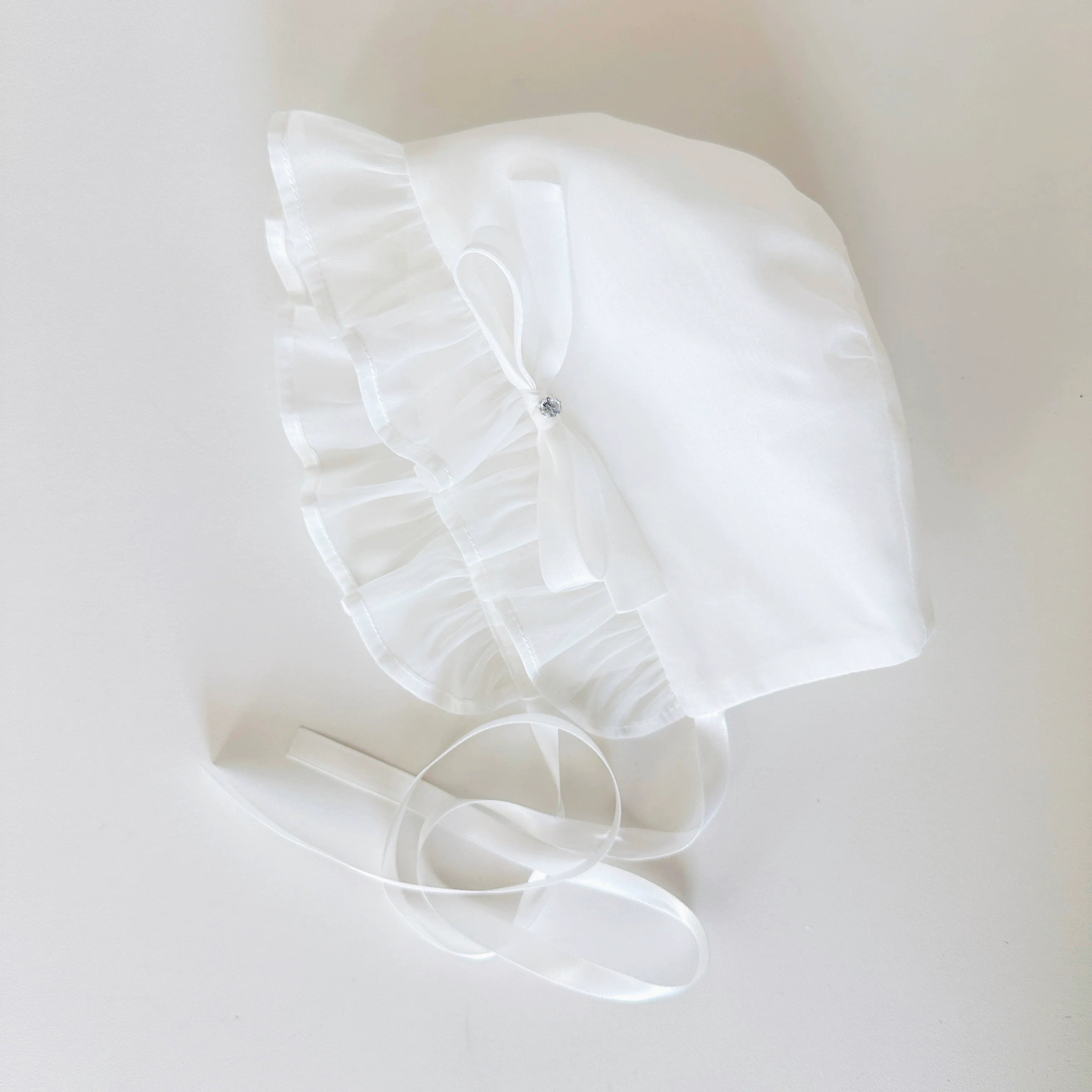 Sevimli Dantel Bebek Şapkası Kız Güneş Şapkası Nefes Alabilir Pamuk Bebek Bonesi