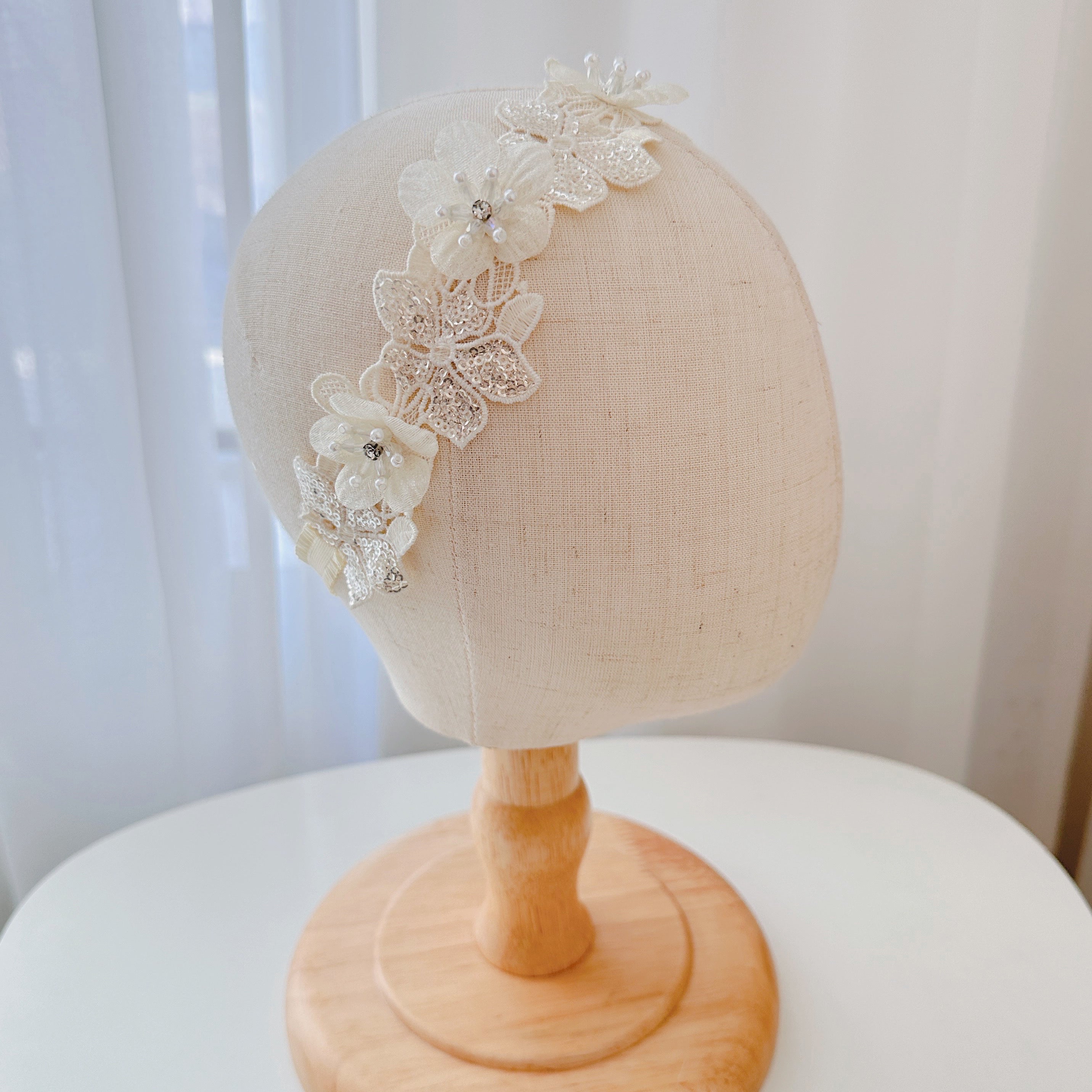 Çocuk Başlığı 3D Çiçekli Bebek Saç Bandı