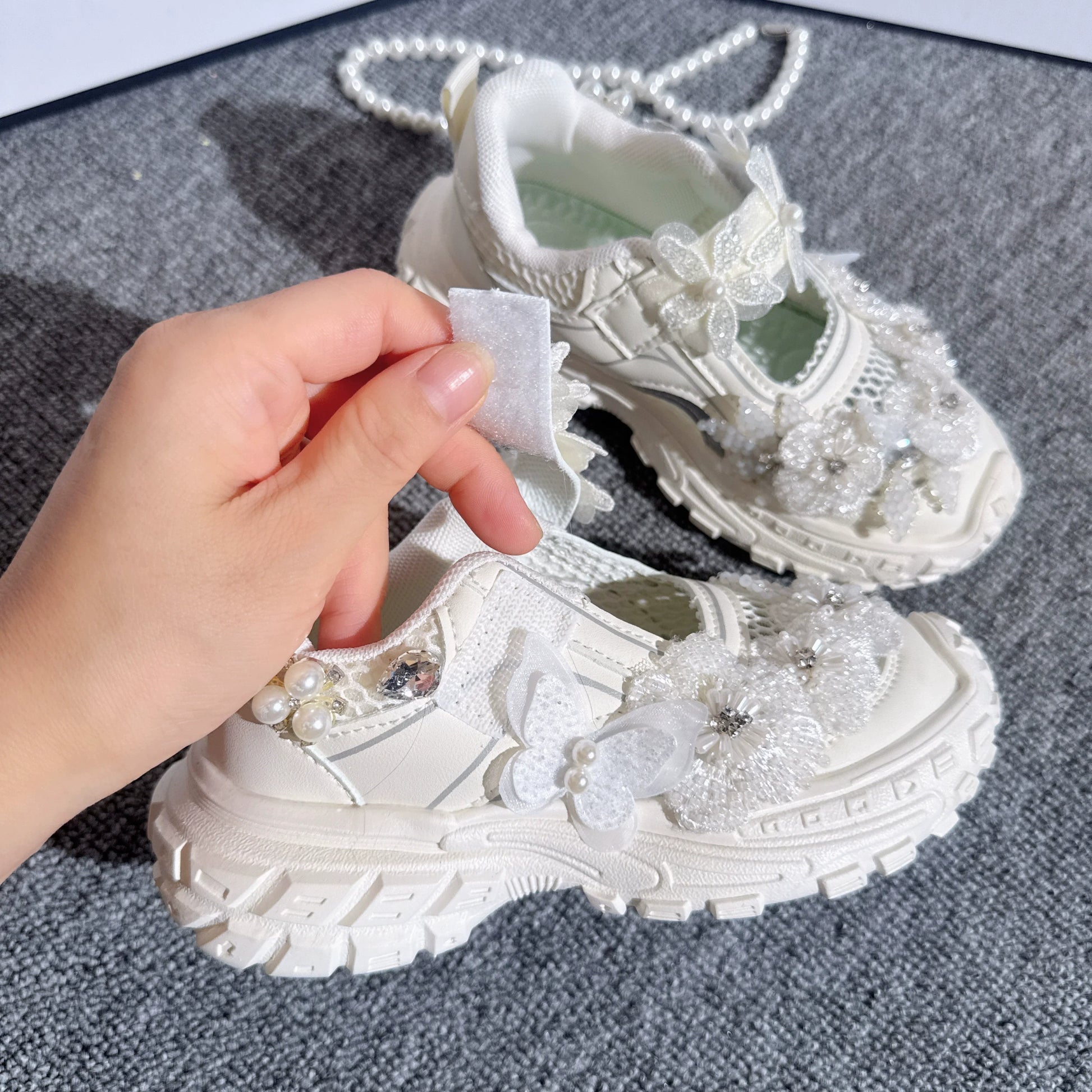 Kız Bebek Yazlık Spor Ayakkabı Çiçek Prenses Sandalet