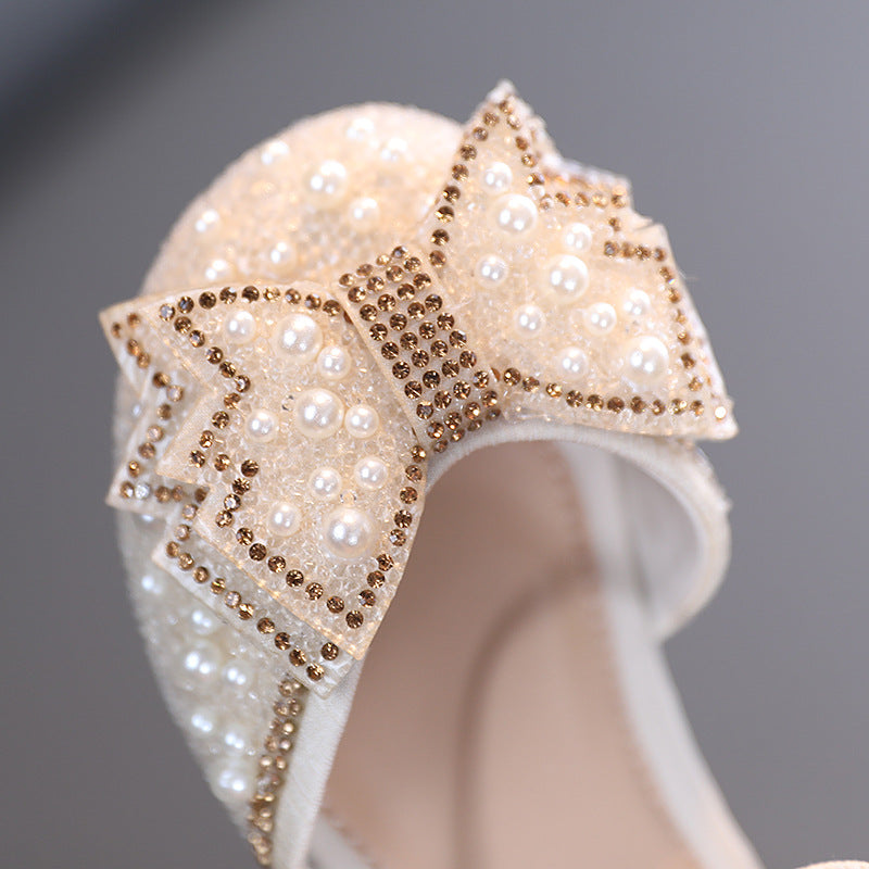 Payet Boncuklu Prenses Çocuk Ayakkabısı