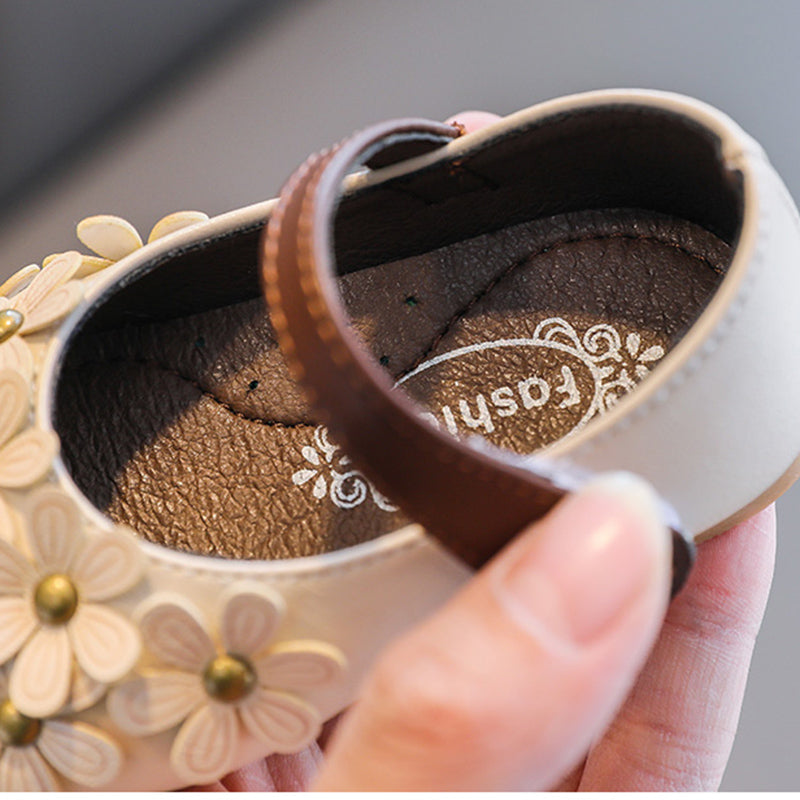 Yürümeye Başlayan Bebek Yumuşak Tabanlı Petal Ayakkabı