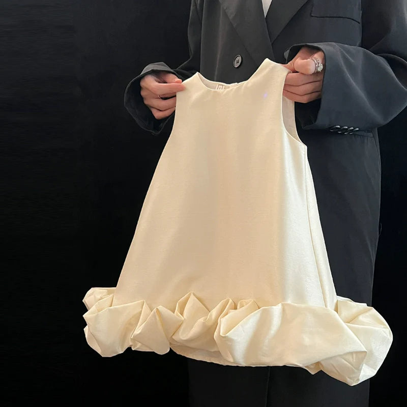 Patchwork Yelek Elbise