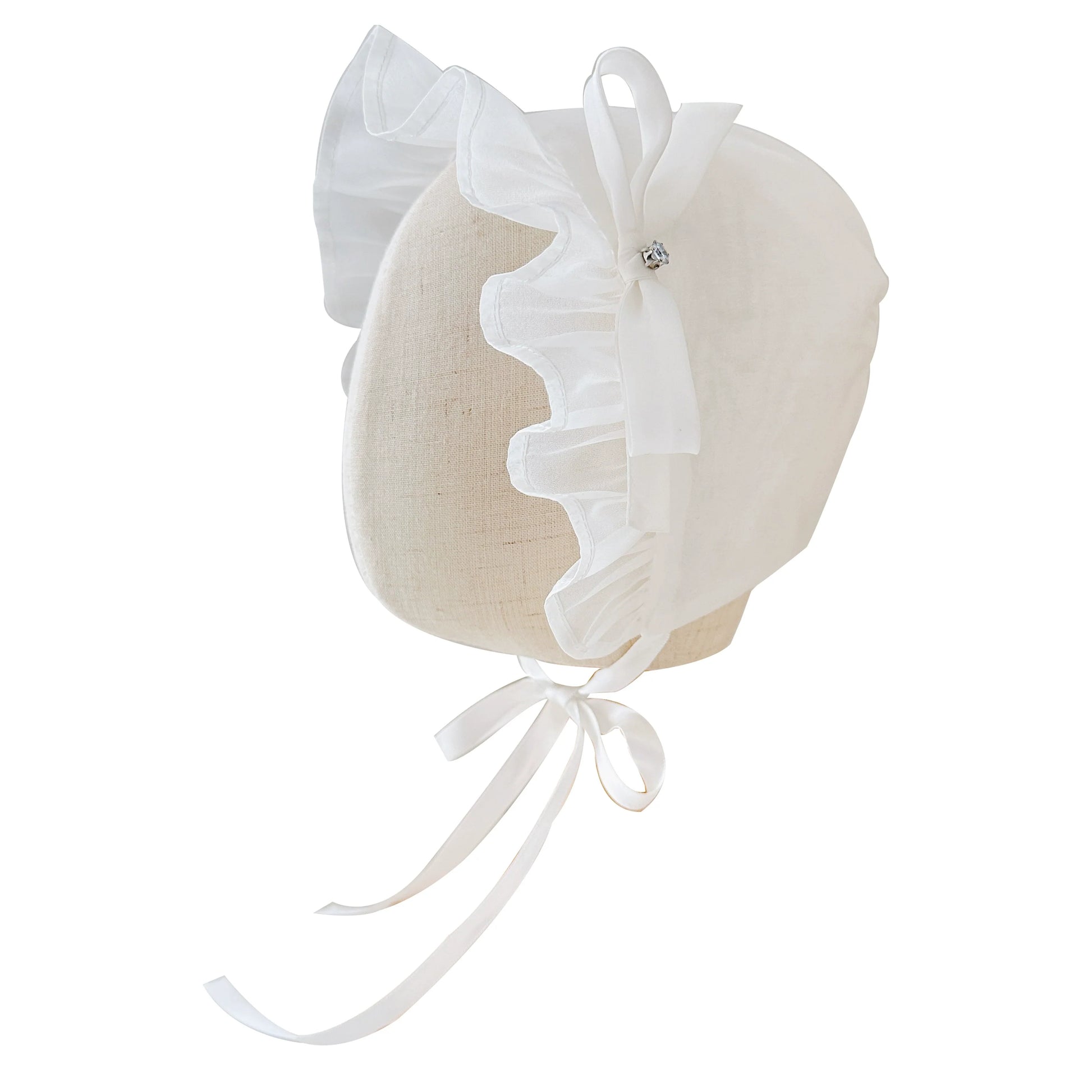 Sevimli Dantel Bebek Şapkası Kız Güneş Şapkası Nefes Alabilir Pamuk Bebek Bonesi