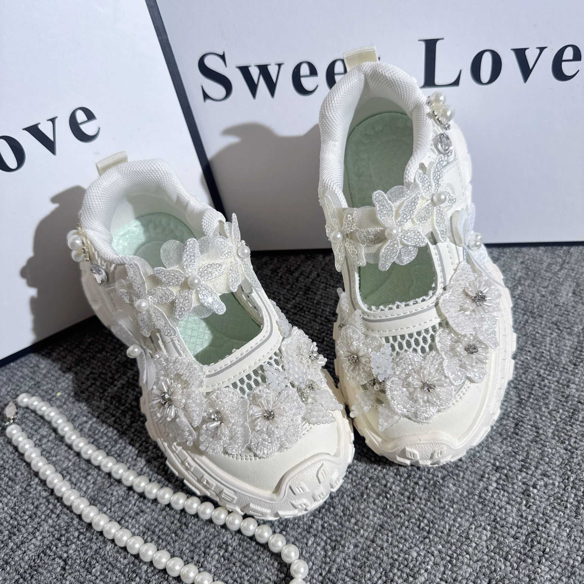 Kız Bebek Yazlık Spor Ayakkabı Çiçek Prenses Sandalet