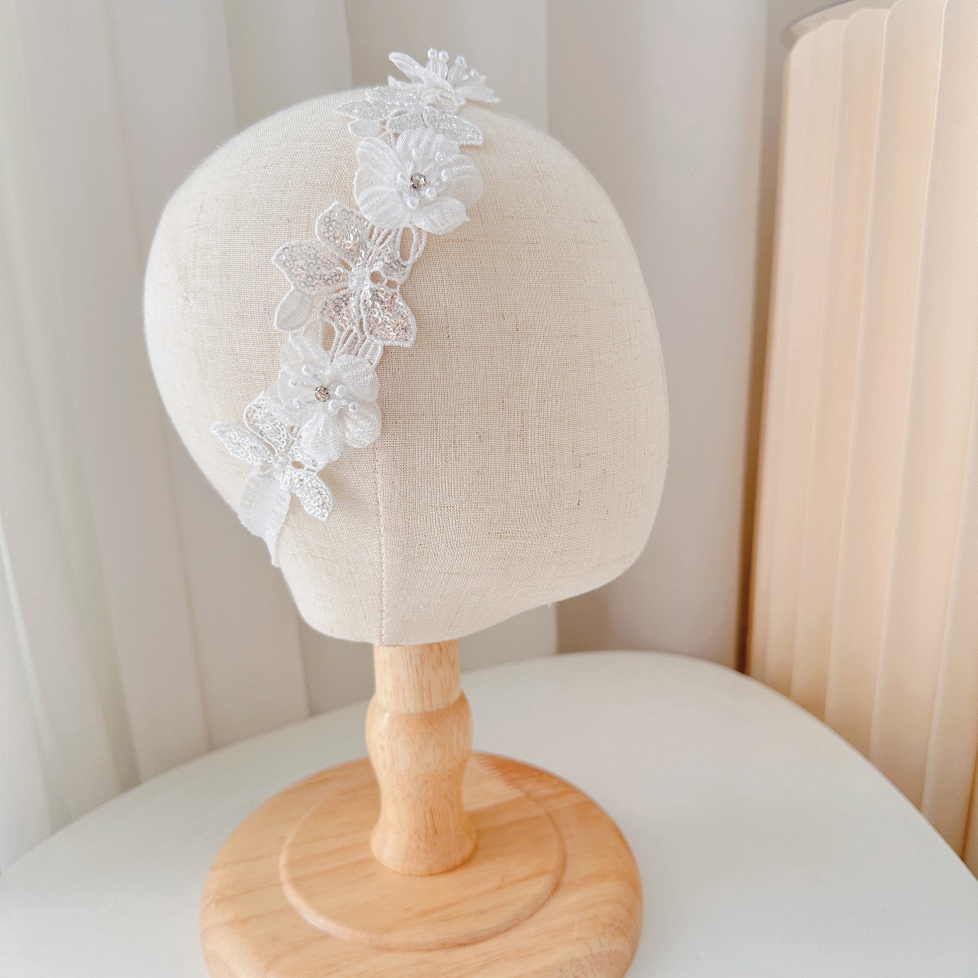 Çocuk Başlığı 3D Çiçekli Bebek Saç Bandı