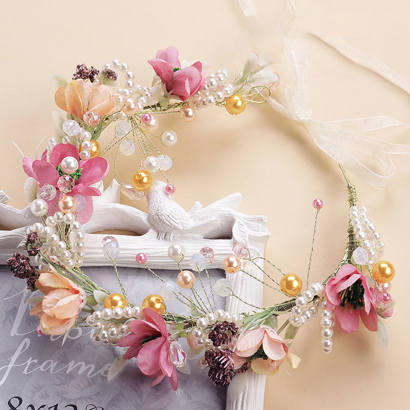 Zarif Sevimli Baş Çiçek Çocuk Saç Tokası Başlık