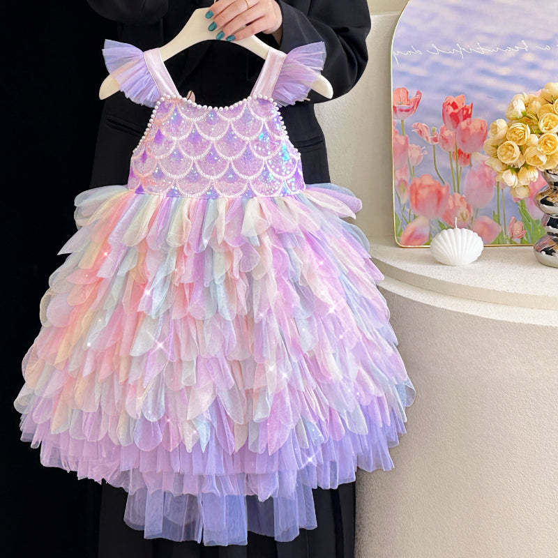 Mermaid Kız Elbisesi