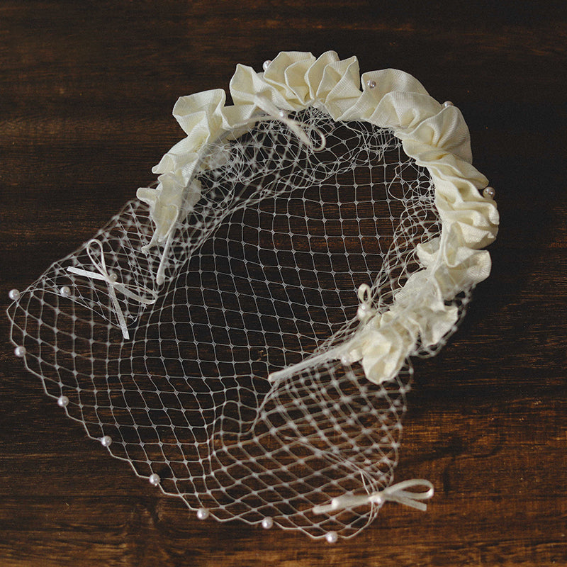 Retro El Yapımı Örgü Saç Bandı