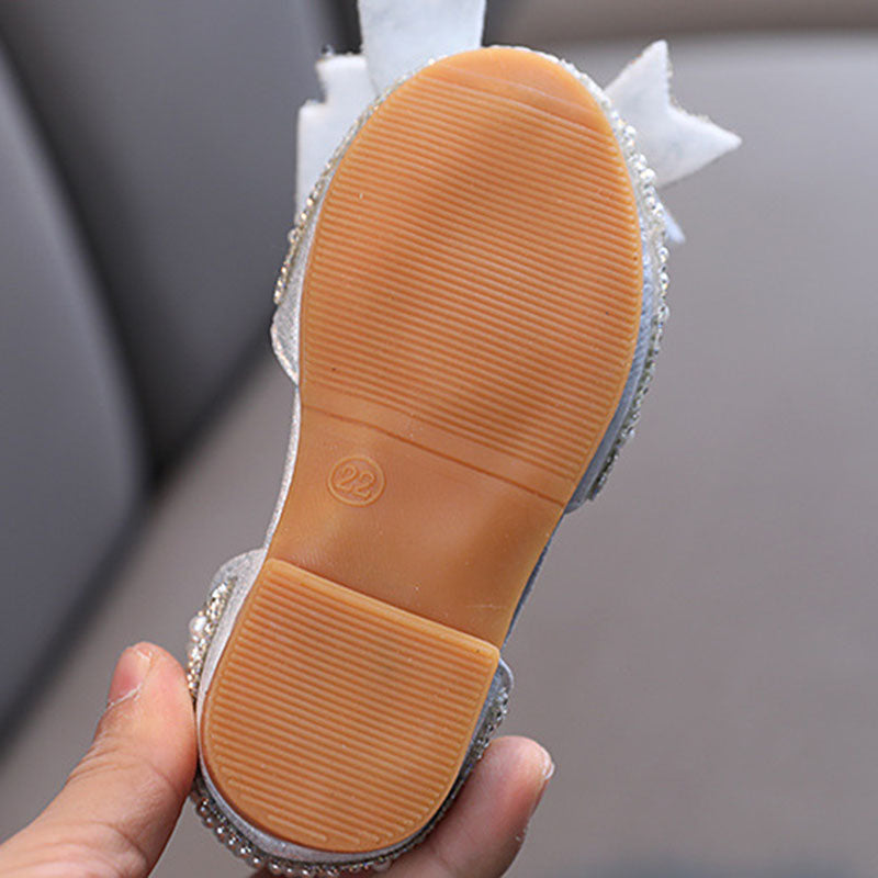 Kız Bebek Sevimli Kelebek Fiyonk Prenses Ayakkabı