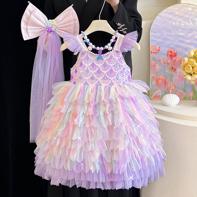 Mermaid Kız Elbisesi