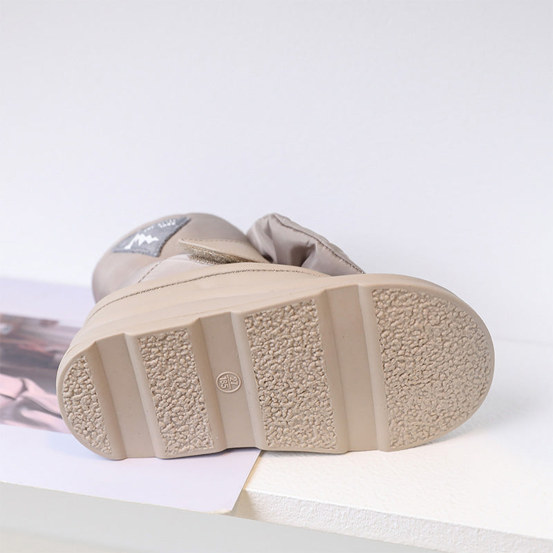 Kışlık Kız Bebek Büyük Kelebek Ayakkabı Sıcak Prenses Ayakkabı